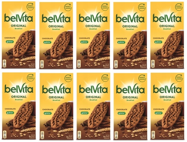 Levně 10 x 300 g Belvita Kakaové sušenky Karton