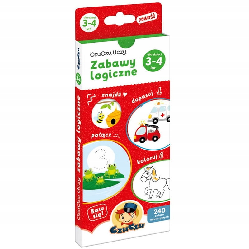 

Czuczu Zagadki Zabawy logiczne dla dzieci 3-4 lata