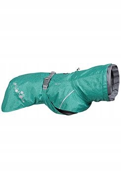 Levně Obleček Hurtta Monsoon coat II Eco paví zeleň 40XS