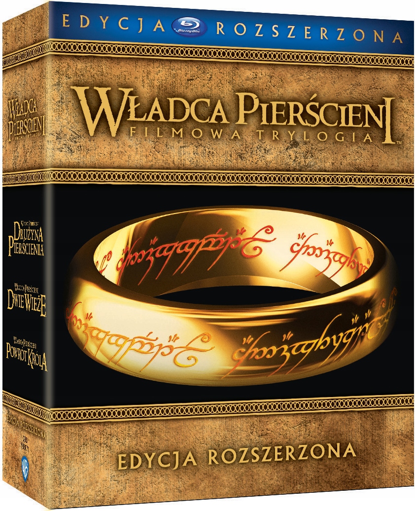 WŁADCA PIERŚCIENI TRYLOGIA ROZSZERZONA (6BD+9 DVD)
