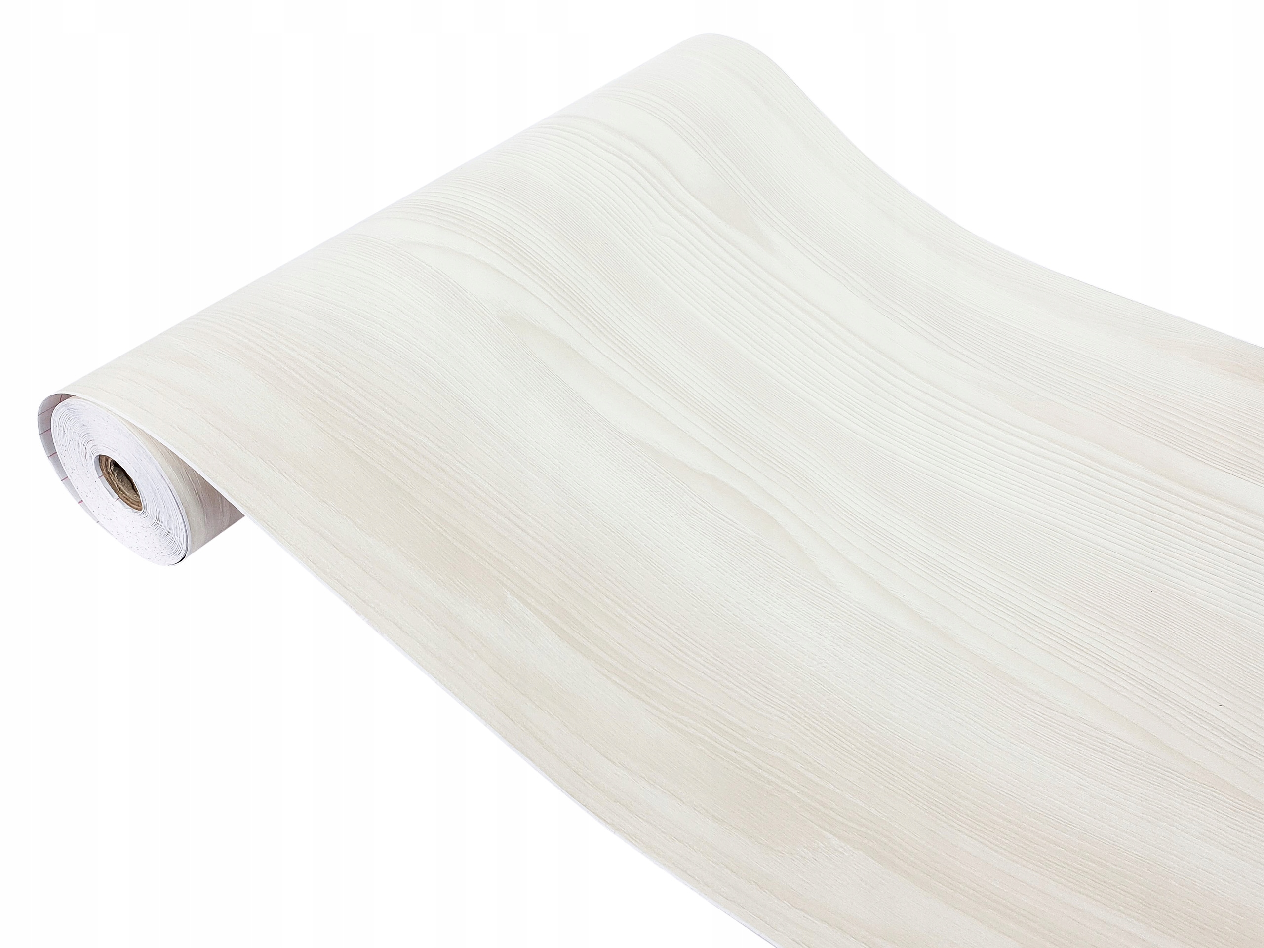 Samolepicí nábytková dýha napodobující dřevo Vzor Borovice Bílá Šířka 90 cm