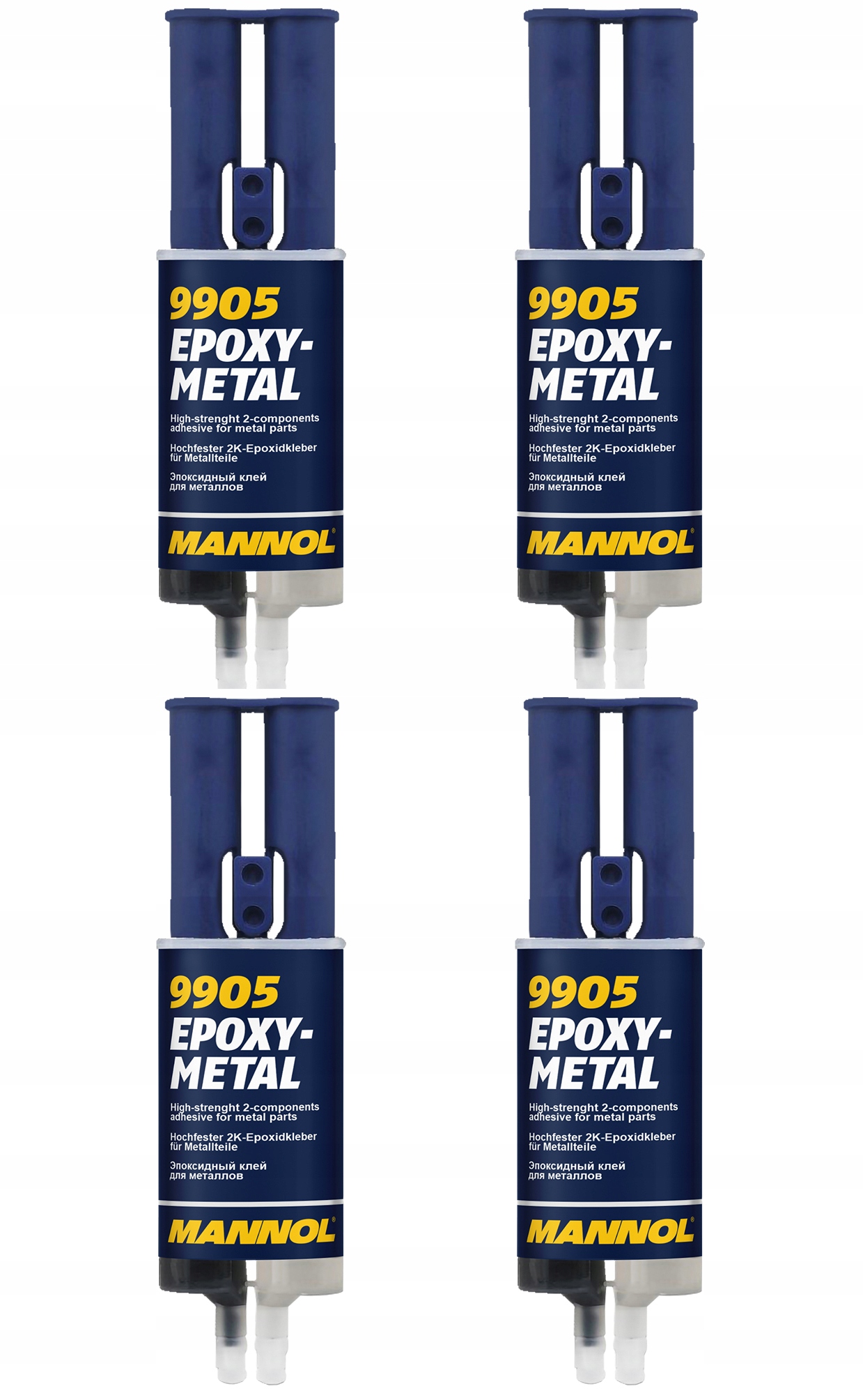 4x Klej Do Metalu Epoxy-metal 30g