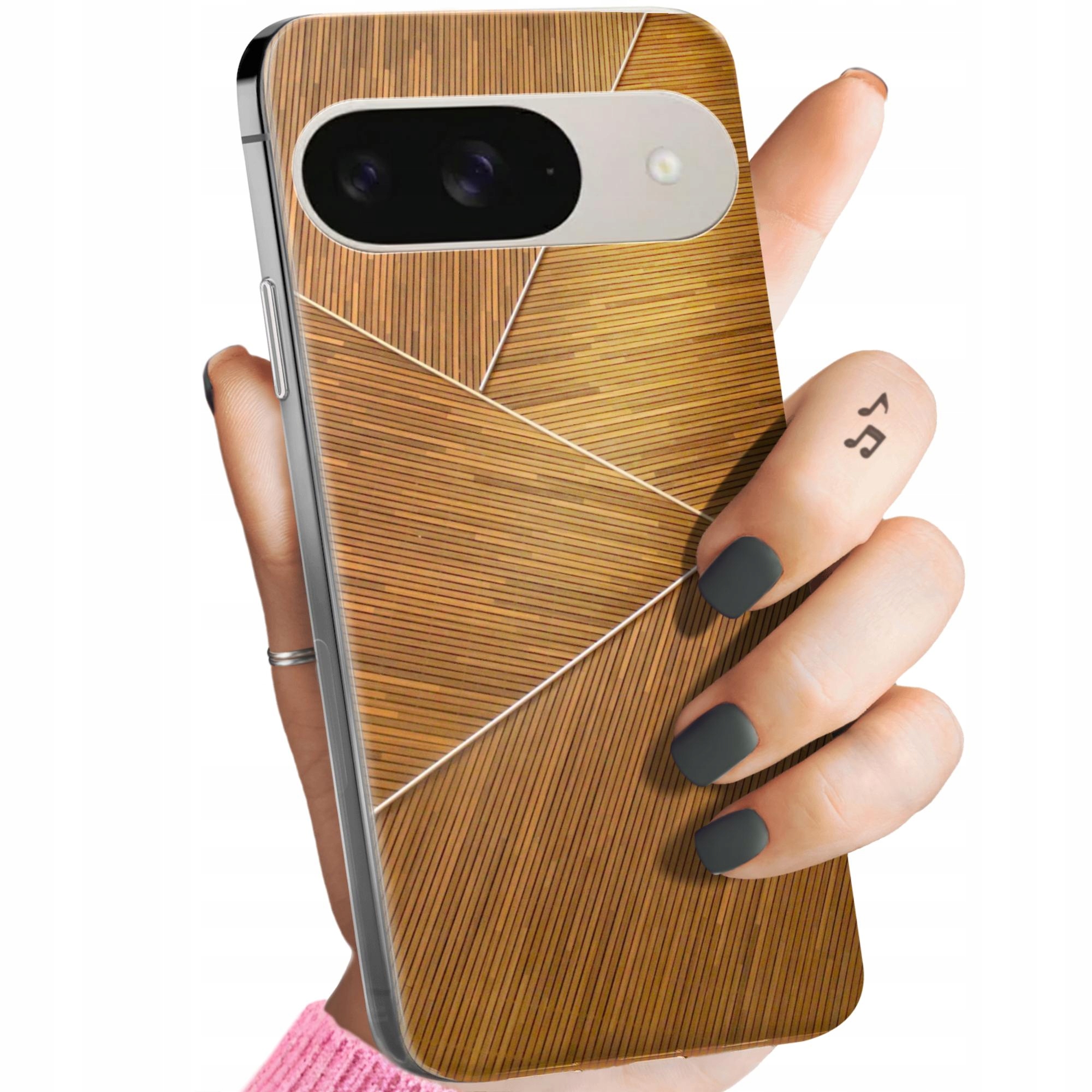 Etui Do Google Pixel 9 Brązowe Drewniane Brown Obudowa Pokrowiec Case