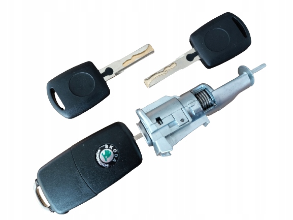 ZAMEK WKLADKA DRZWI LEWYCH SKODA OCTAVIA II 2 04