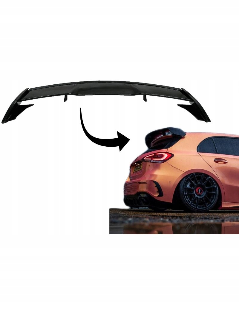 AD002894 - Спойлер для багажника MERCEDES W177 A45 18-AMG black