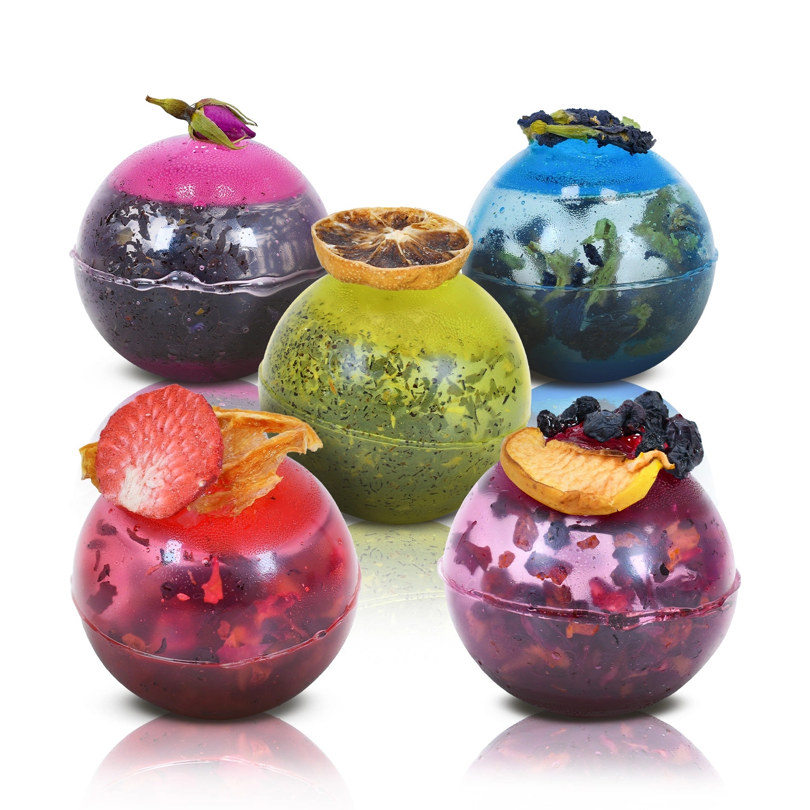 Zestaw prezentowy 5x bomby herbaciane Mary Rose