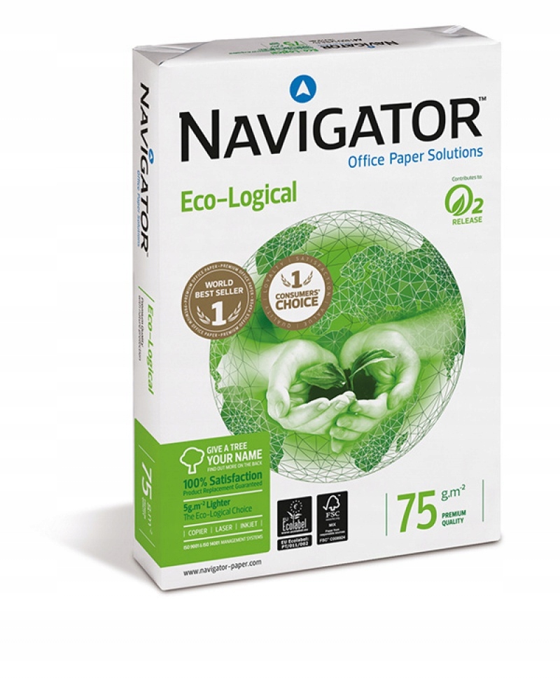 

Papier Ksero Navigator A4 75G Klasa A 500ark. ryza