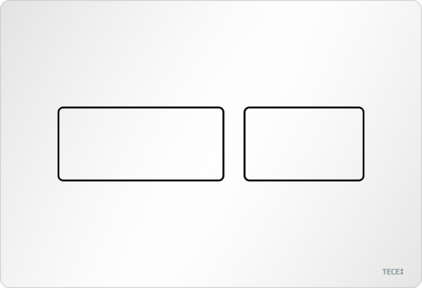 Tece Tlačidlo Wc Tecepevné Z Kovu, Matná Biela