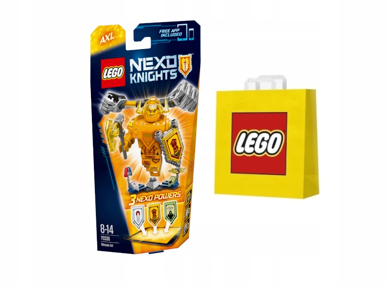 Lego 70336 Nexo Axl torebka prezentowa