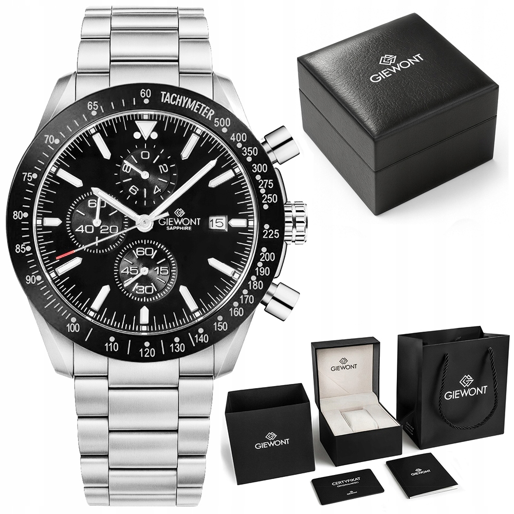 Мужские часы Giewont Chronograph Sapphire GW8720 BOX