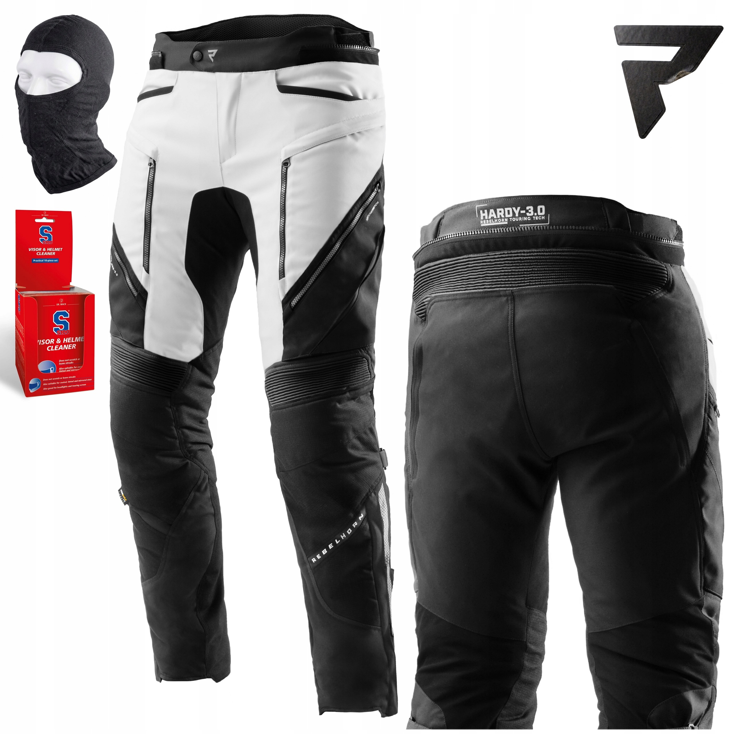 Motocyklové nohavice Rebelhorn Hardy III textil 3v1 Cordura Darčeky