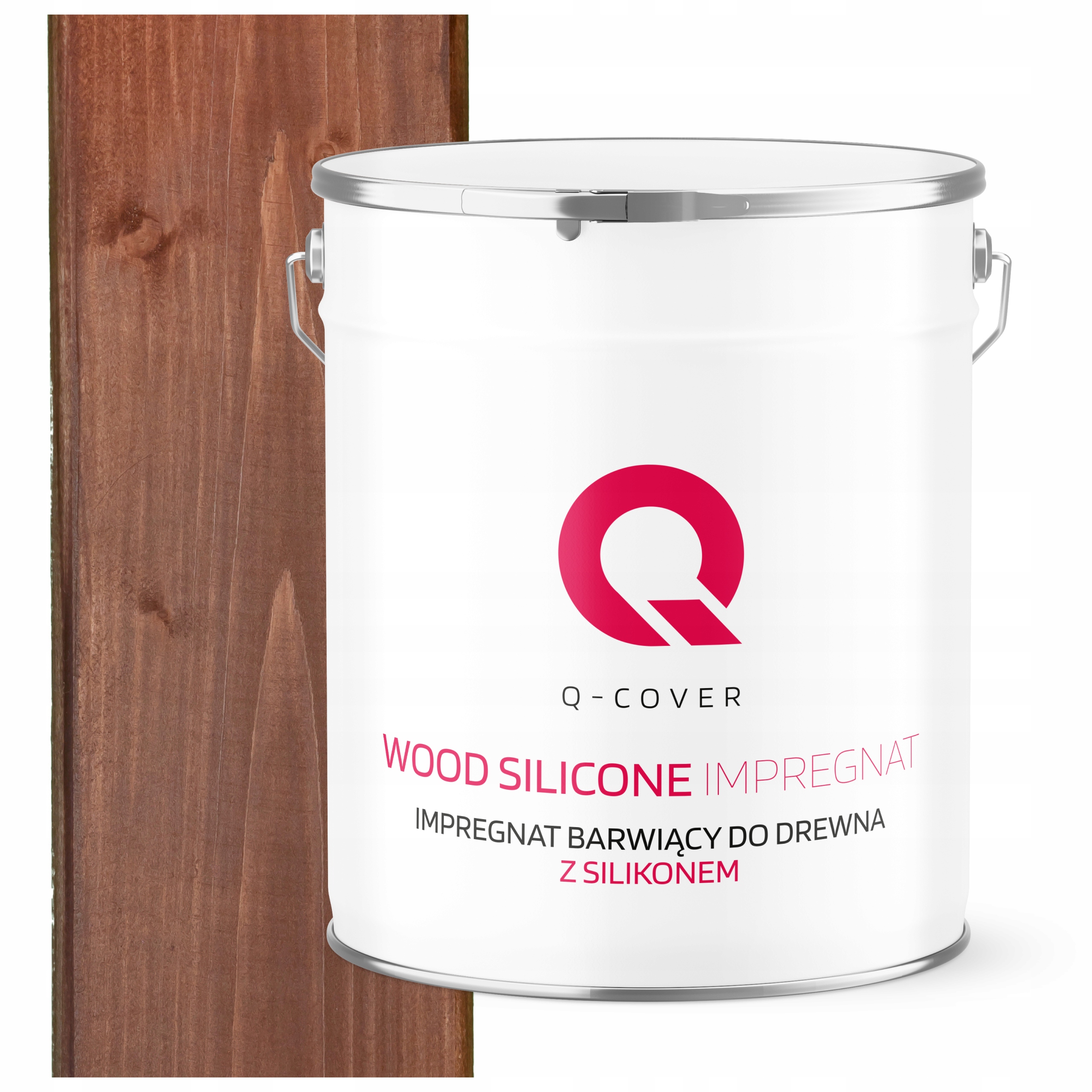 Impregnační Nátěr Na Dřevo S Ochranným Barvivem A Silikonem, Ořech Tmavý, 5 L