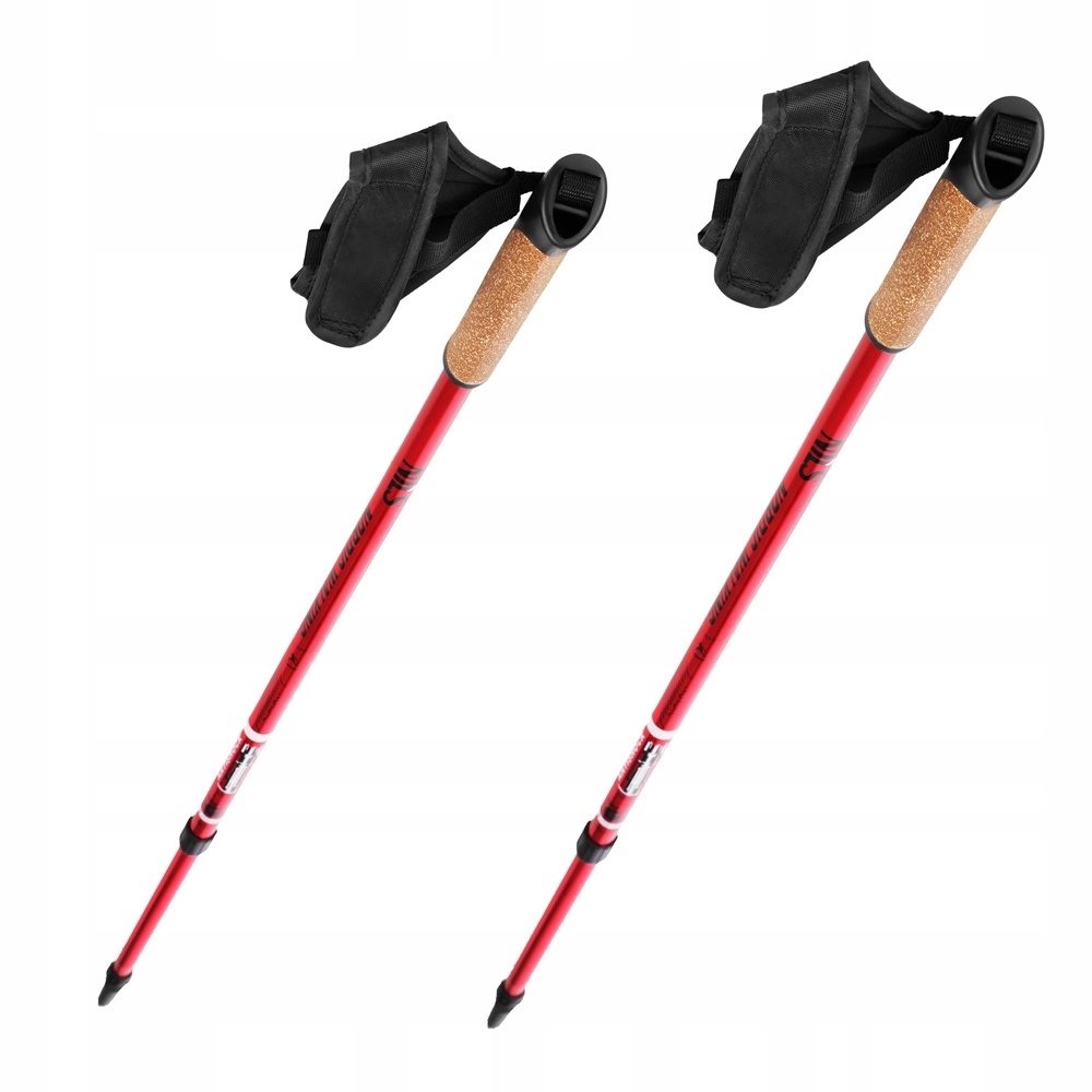 Kije Nordic Walking Teleskopowe Do Chodzenia Regulowane Składane 86-140 cm