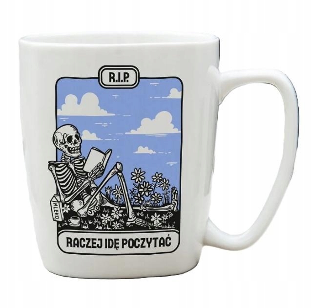 Hrnek R.i.p. Spíše jdu číst