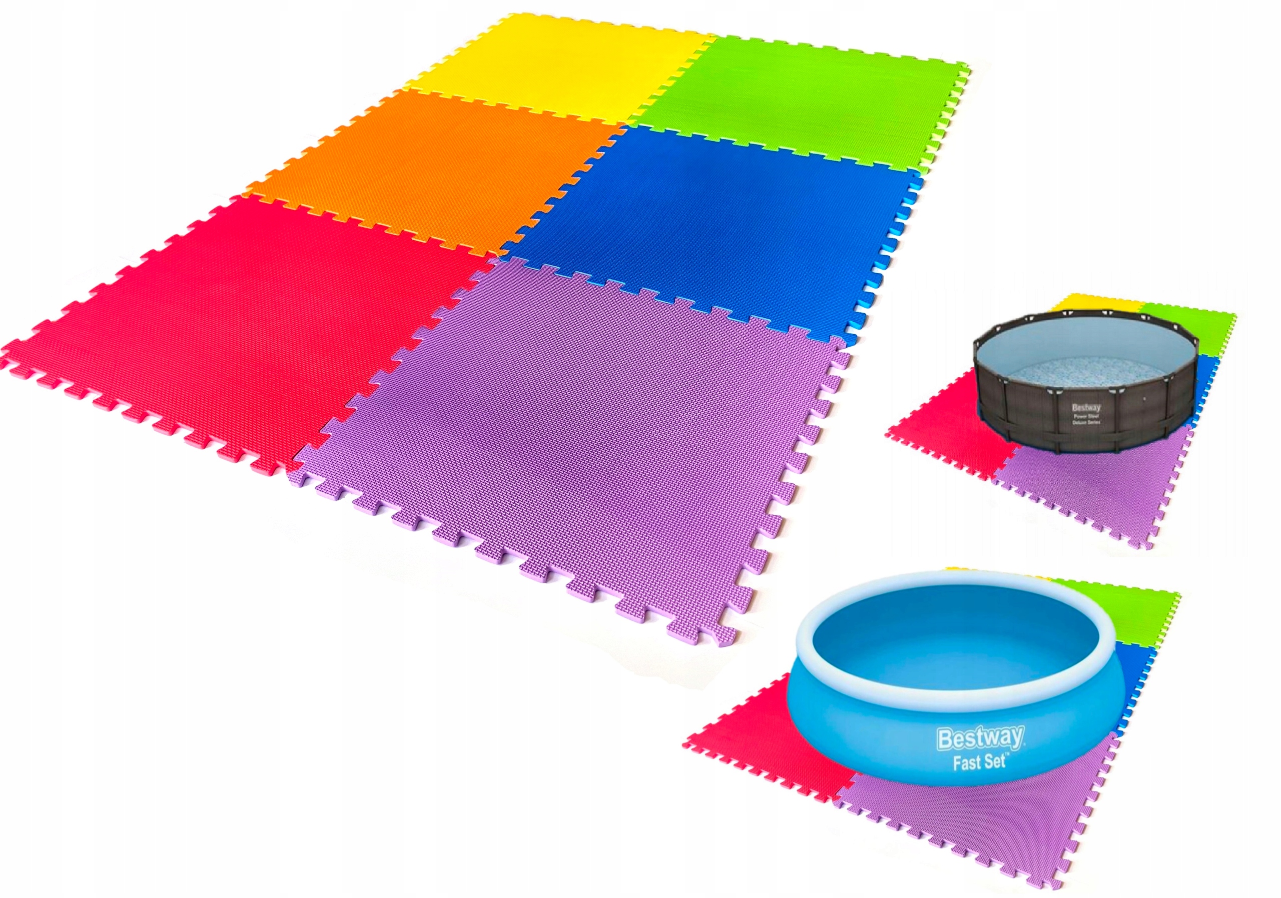 

Puzzle Eva Mata Piankowa XL 6sztuk pod basen Grube
