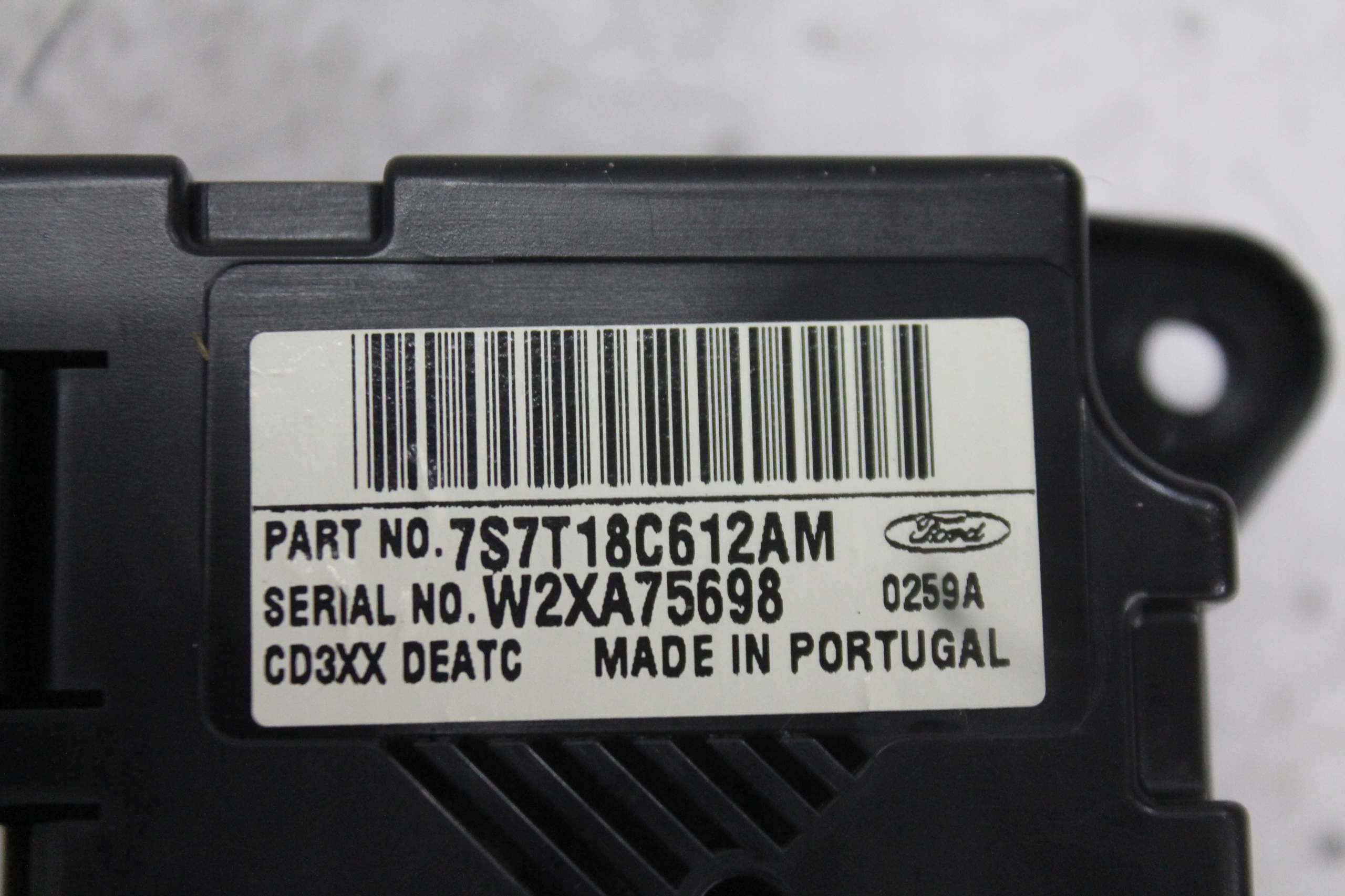 PANEL a klímának 7S7T18C612AM GALAXY MK2 06-09