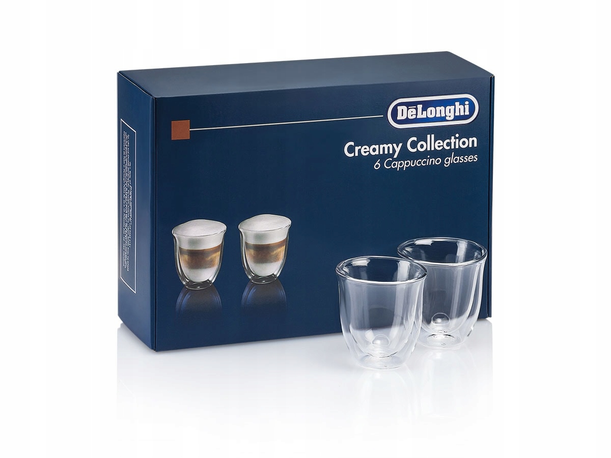 

Szklanki termiczne do cappuccino DeLonghi 6 sztuk