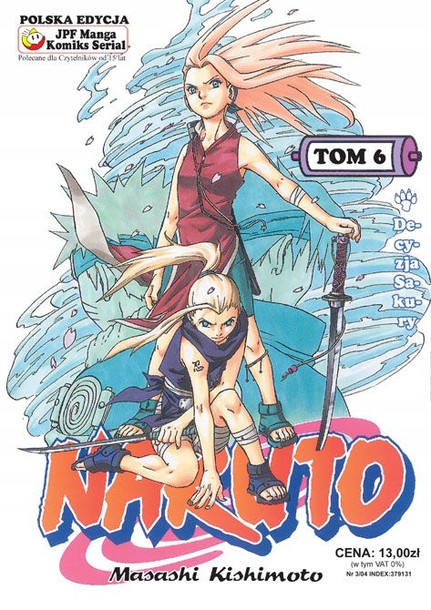 NARUTO #6 - MANGA - NOWY