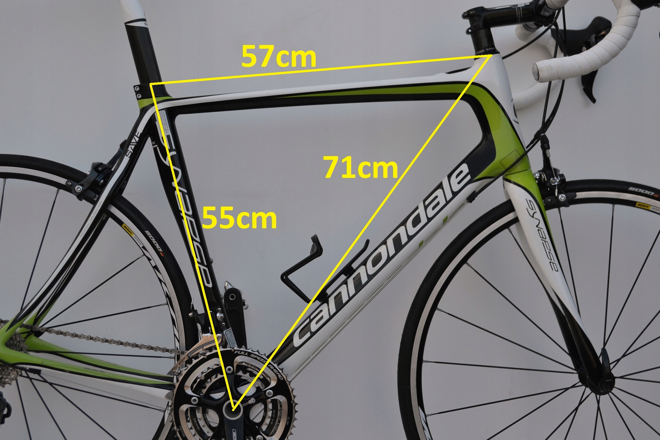 SZOSA CANNONDALE SYNAPSE CARBON 3X10 ULTEGRA 55CM Model Synapse