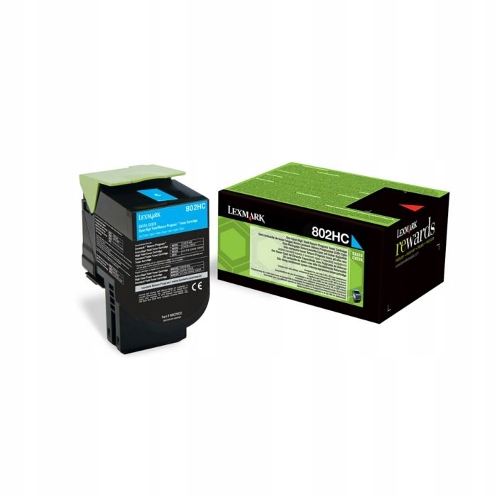 Toner Lexmark 802HC 80C2HCE C Originál azúrový cx410 cx510