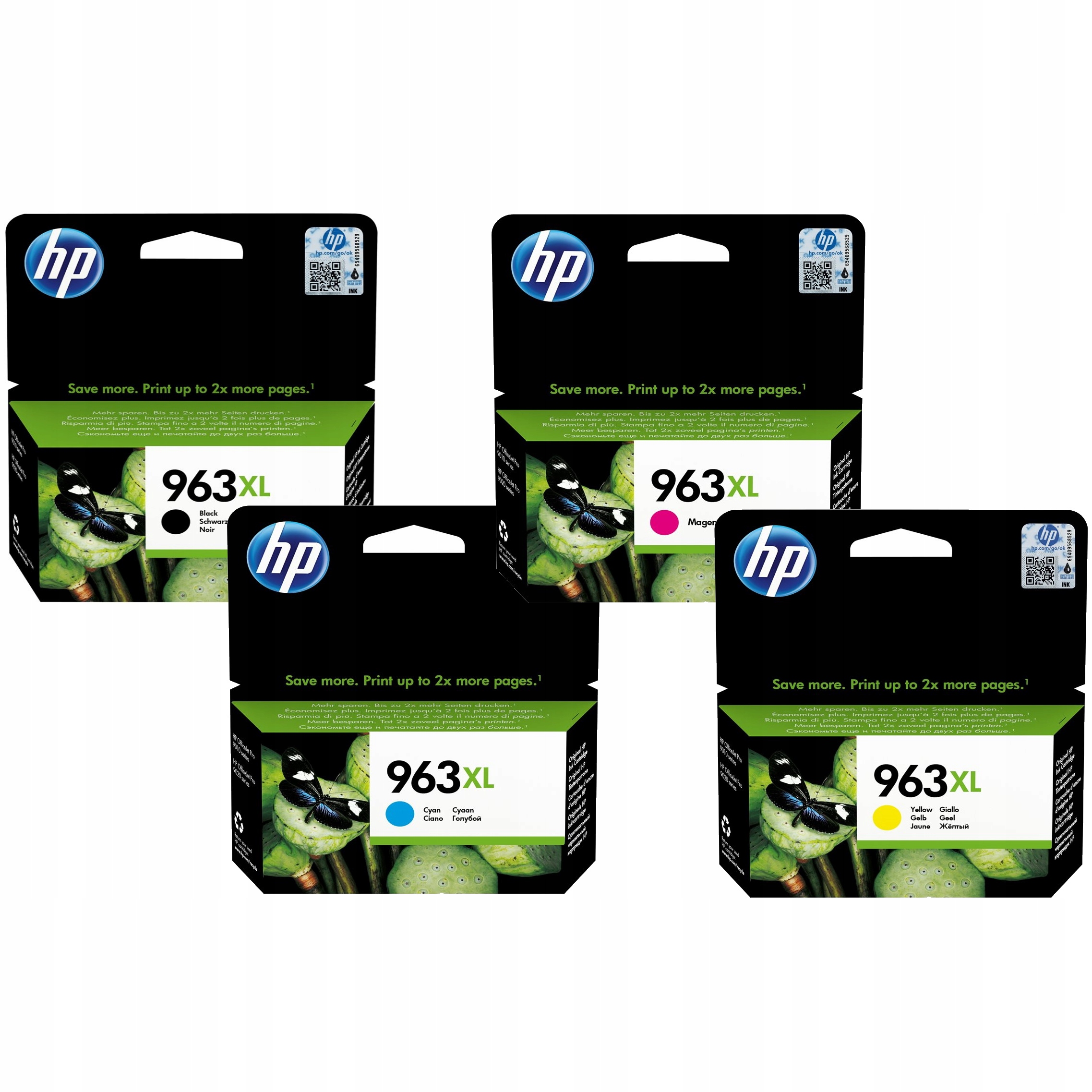 

Tusze Hp 963XL 3JA30AE 3JA27AE 3JA28AE 3JA29AE