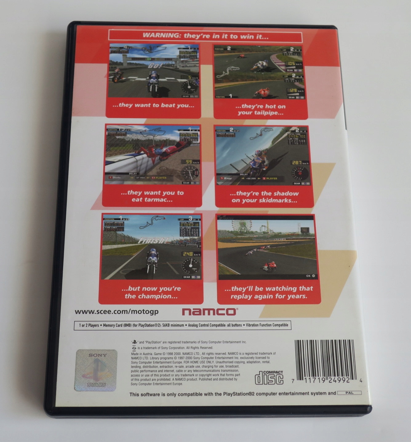 PS2 MOTO GP PLAYSTATION 2 EAN (GTIN) 711719249924