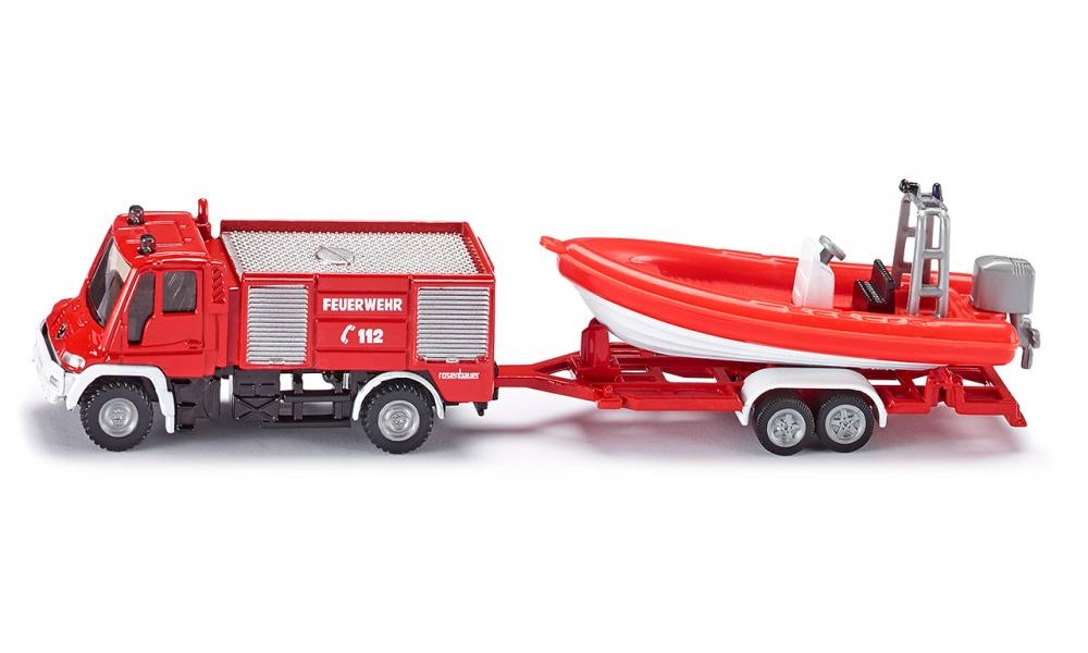 

Siku 1636 Straż Pożarna Unimog Z Łodzią