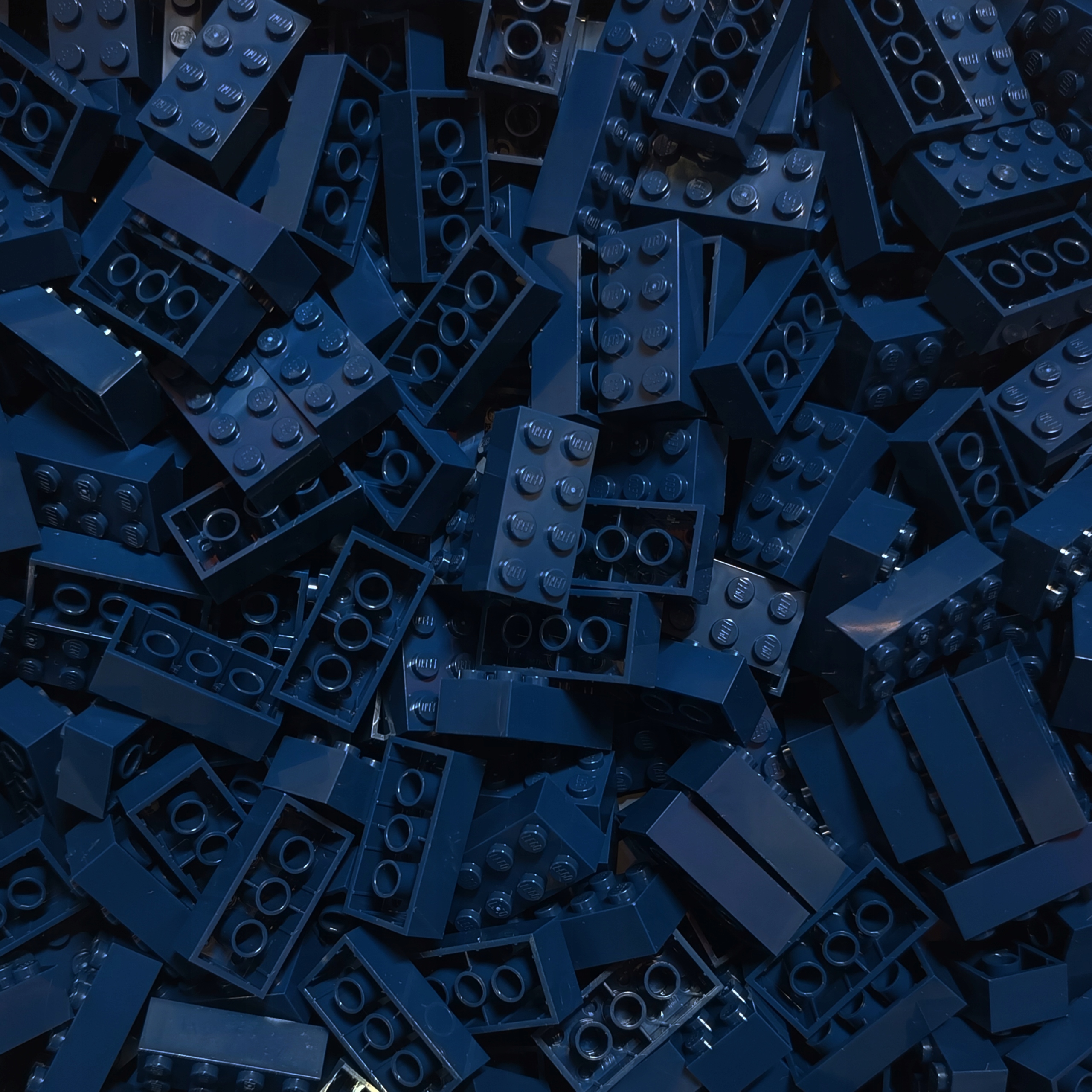 Lego Cihlová kostka 2x4 Tmavě modrá 6275133 3001 100 Ks