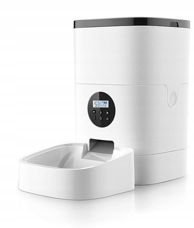 Levně Smartlife Wifi Automatický dávkovač granulí 4 L, Bílá