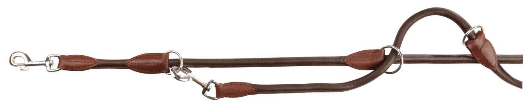 Levně Vodítko nastavitelné Active (L-XL), 2.00m/o13mm, hnědé