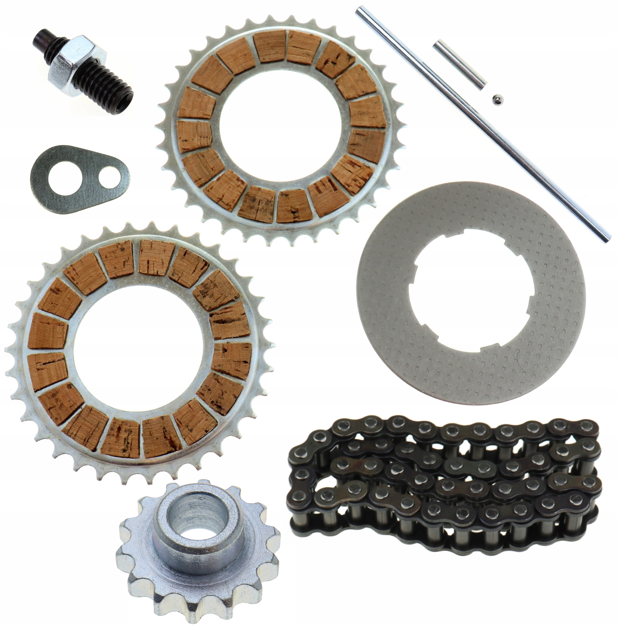 TARCZA ZĘBATKA WAŁ ŁAŃCUCH JAWA 50 JAWKA OGAR 200