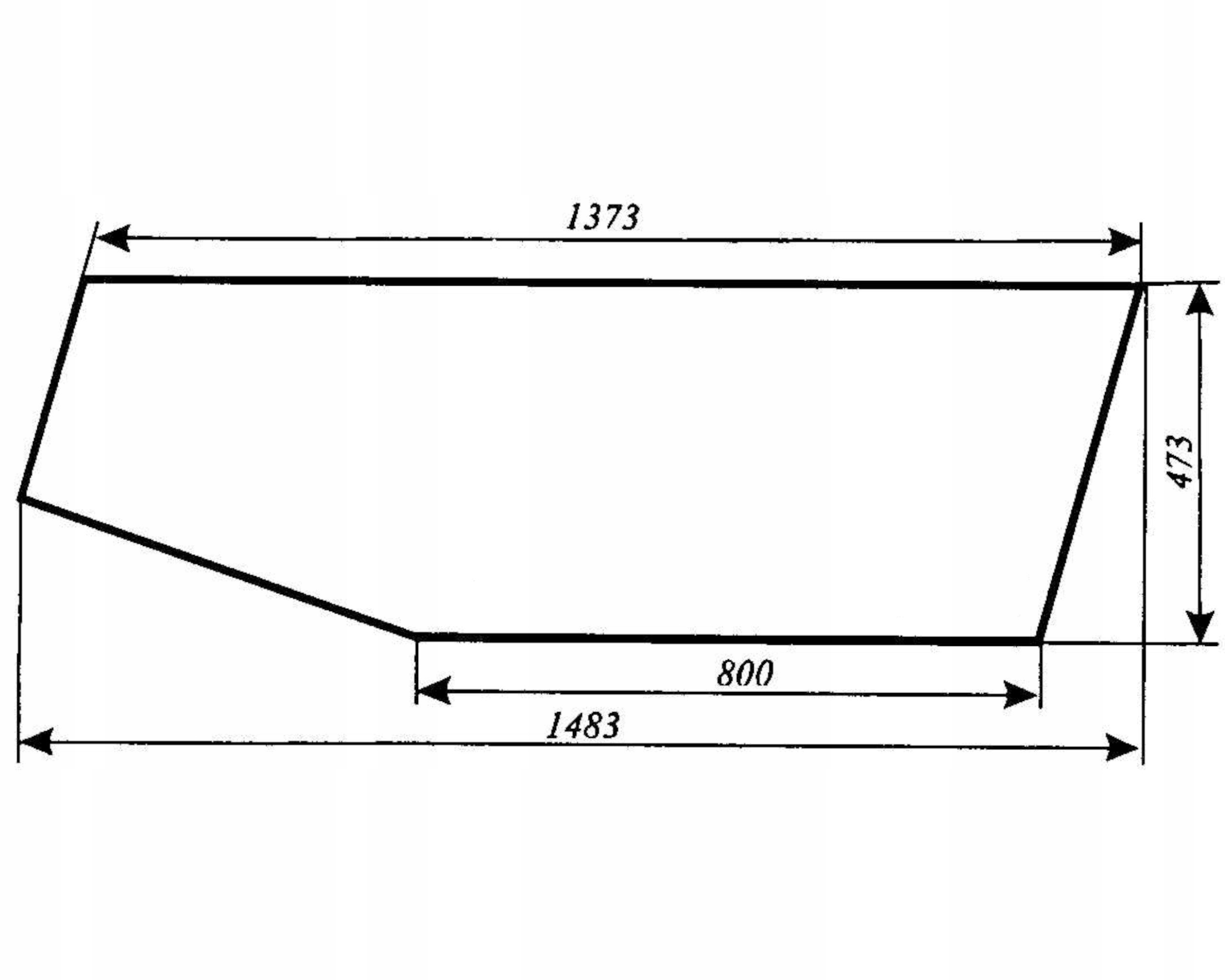 čelní sklo traktoru C-360 česká kabina nový typ dveří