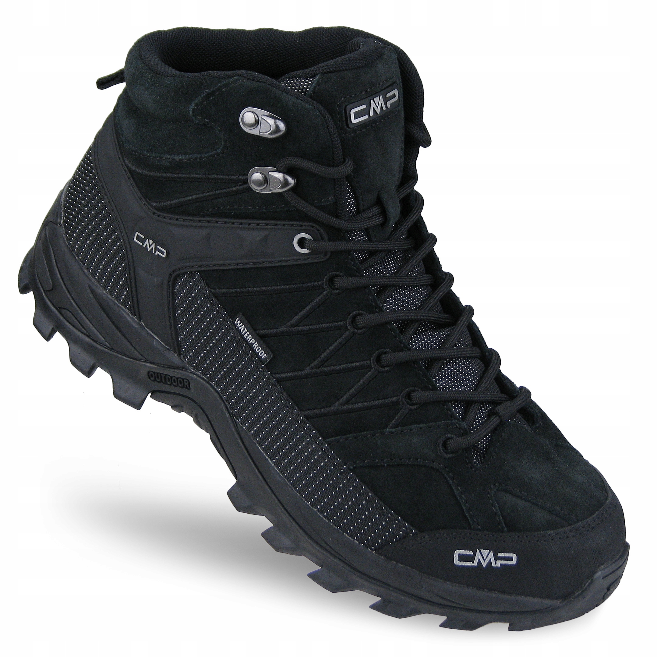 Buty Trekkingowe męskie Cmp Rigel MID turystyczne Skórzane czarne 45