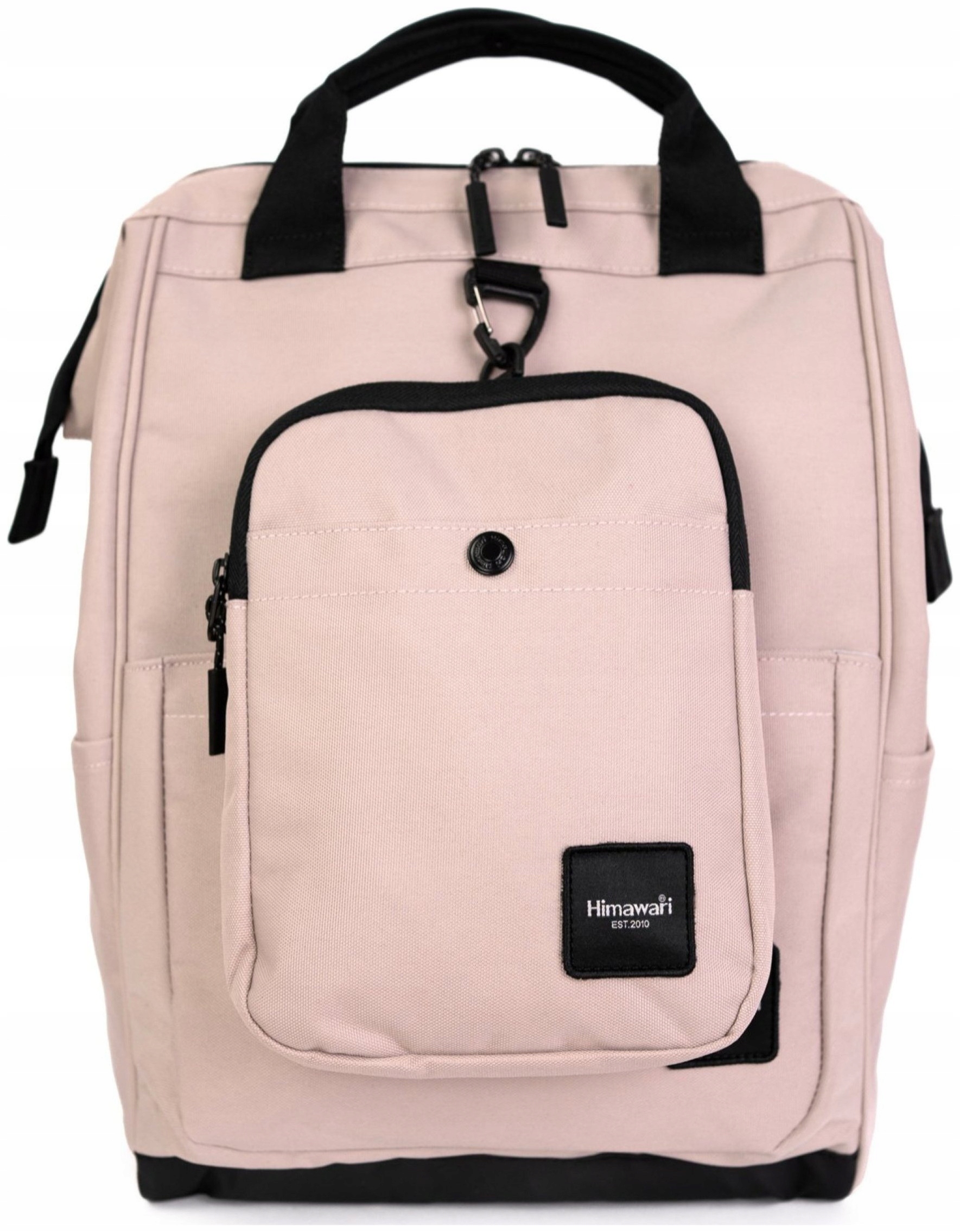 Batoh na notebook Himawari Case M organizér, prostorný rám, špinavě růžový