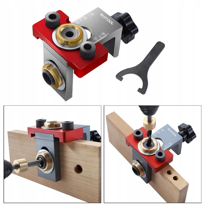 3 w 1 kieszonkowy przewodnik do wiercenia Producent części Inny