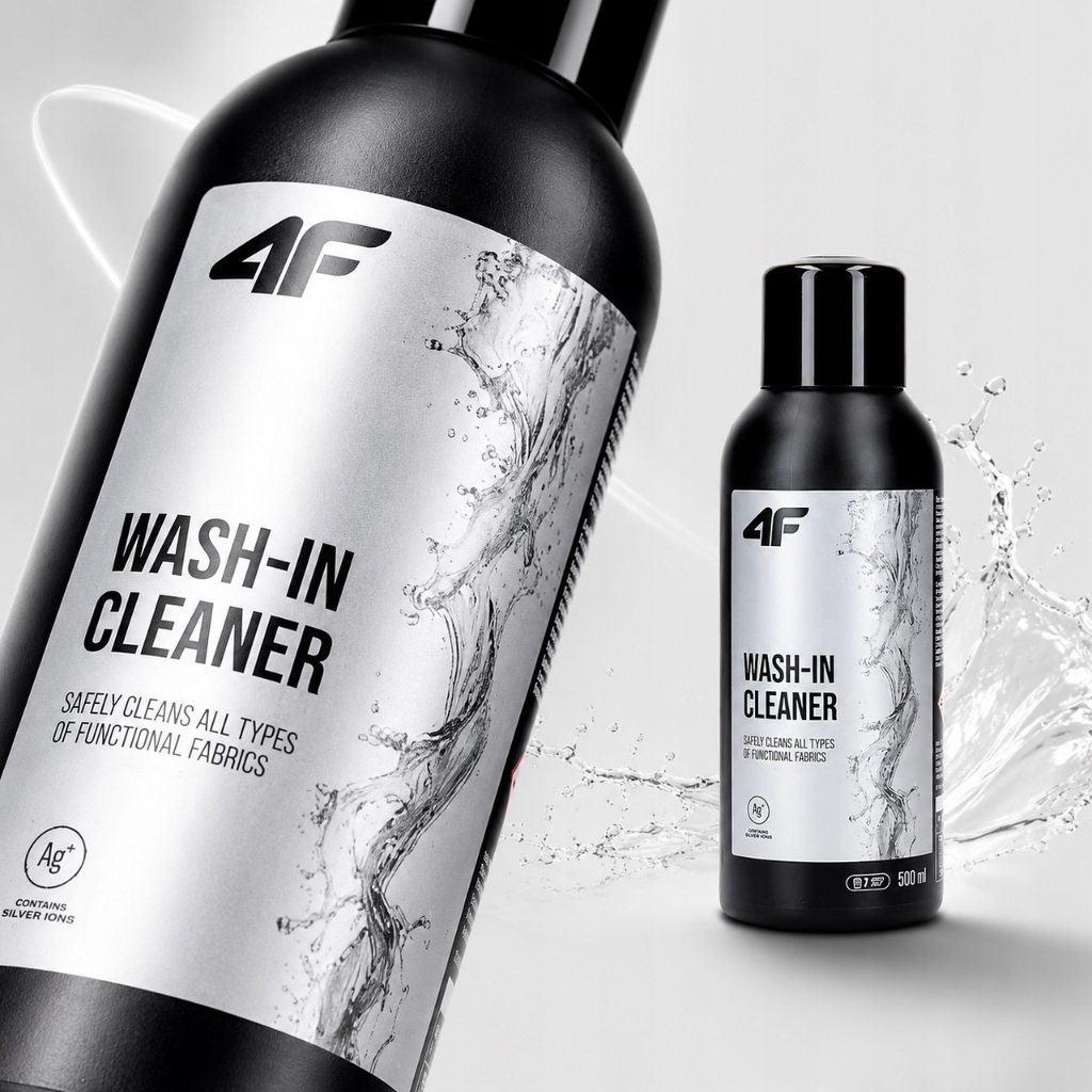 Środek Czyszczący 4F Wash In Cleaner 500 ml do odzieży sportowej membran
