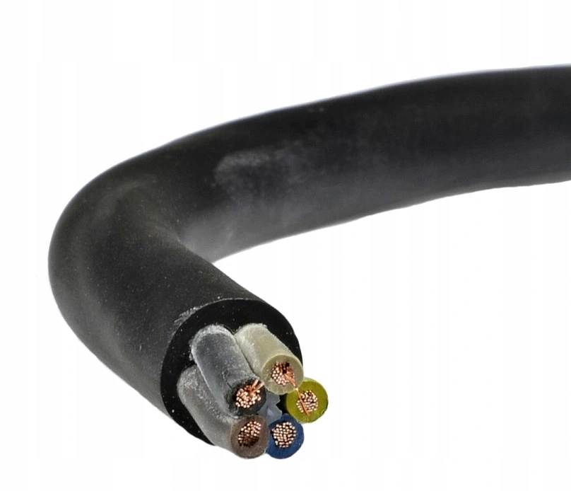 

Przewód kabel w gumie guma Ow H05RR-F 5x4 mm2