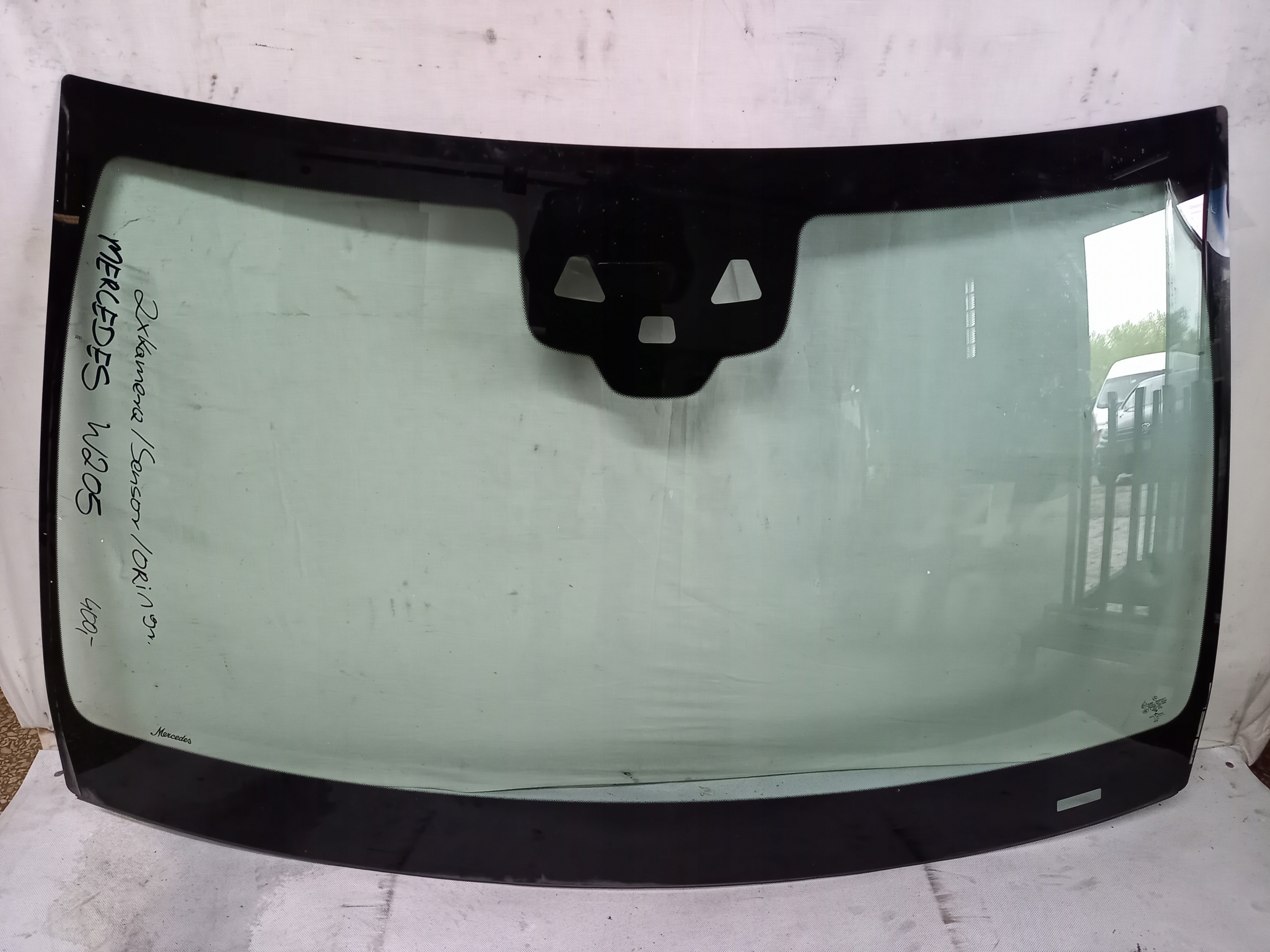 SZYBA PRZEDNIA MERCEDES W205 2X KAMERA SENSOR ORI