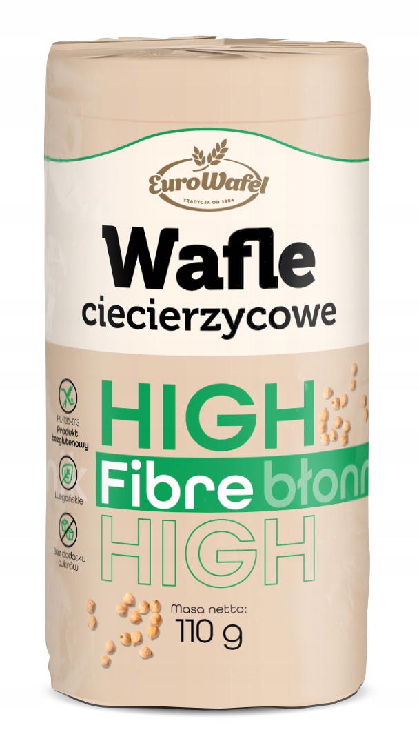 Levně Cizrnové oplatky Čočkové Obsah vlákniny Bez Lepku 110 g 12kusů