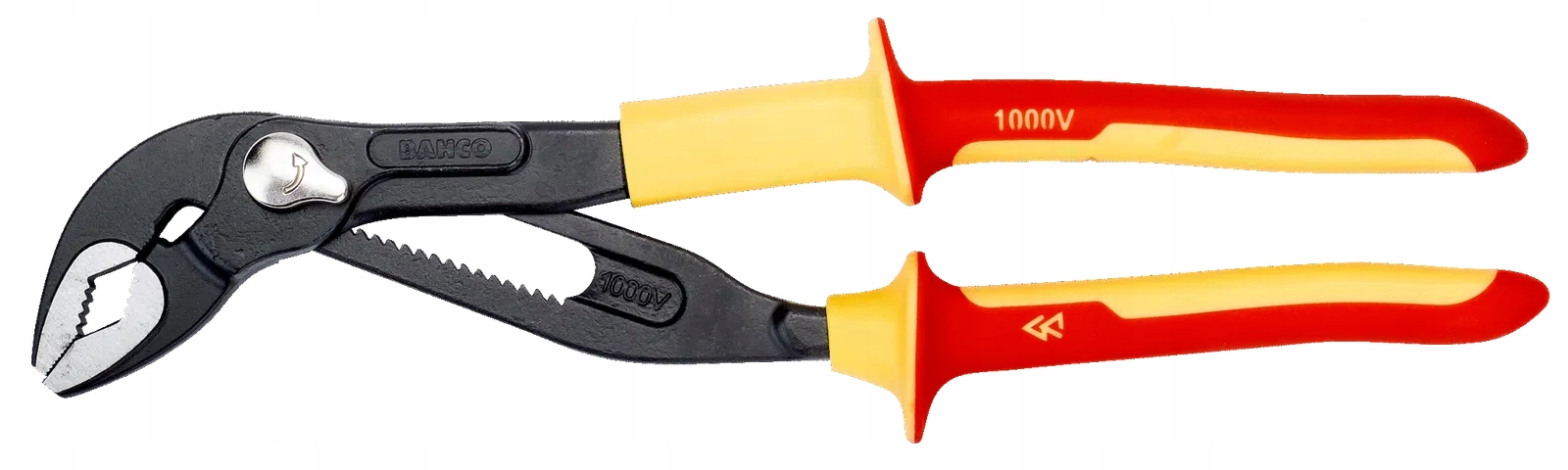 Szczypce izolowane nastawne z szybką regulacją i dwukomponentowym uchwytem Marka Bahco