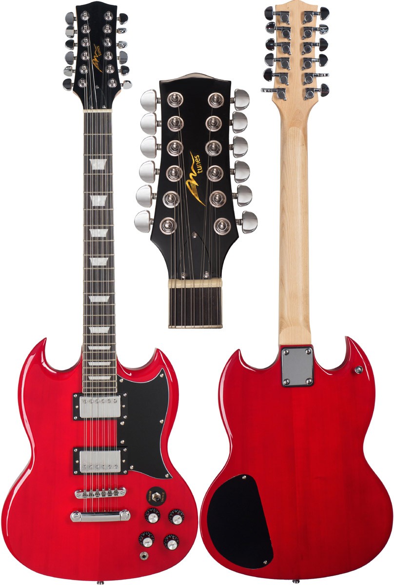 Elektrická kytara Sg 12 strun M-tunes MTR240-12 D