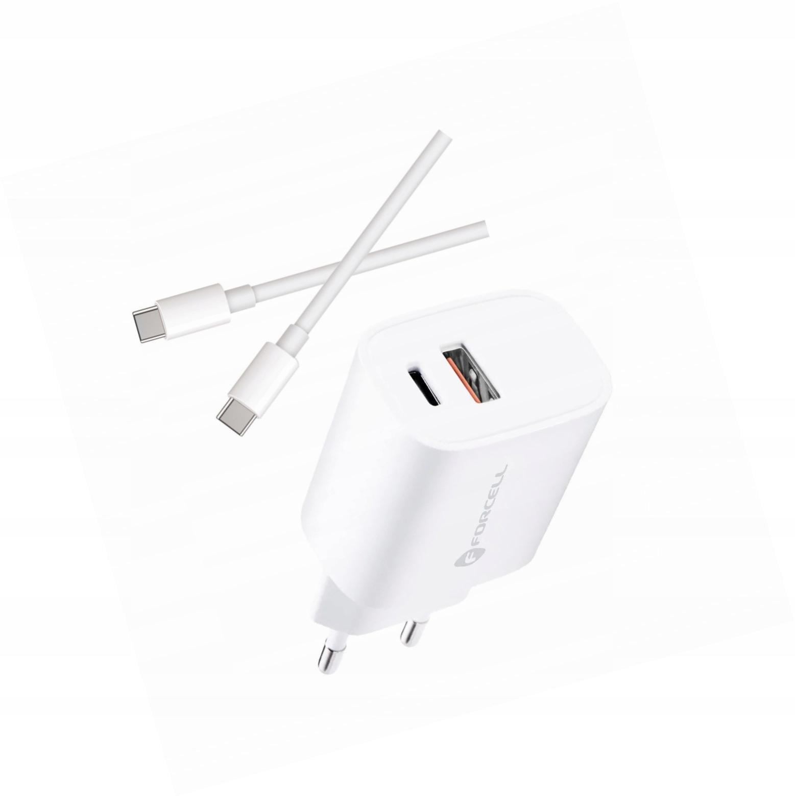 Szybka ładowarka 30W 2 wejścia z kablem Usb-c do Samsung galaxy S20 Ultra