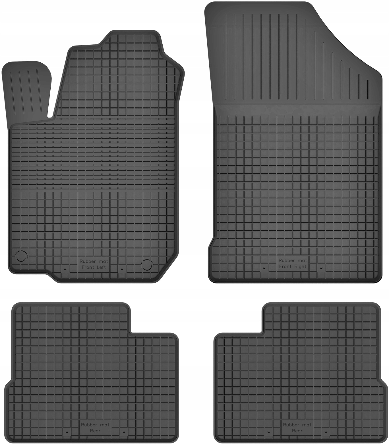 

Dywaniki gumowe wycieraczki do Kia Rio 1 I 00-05