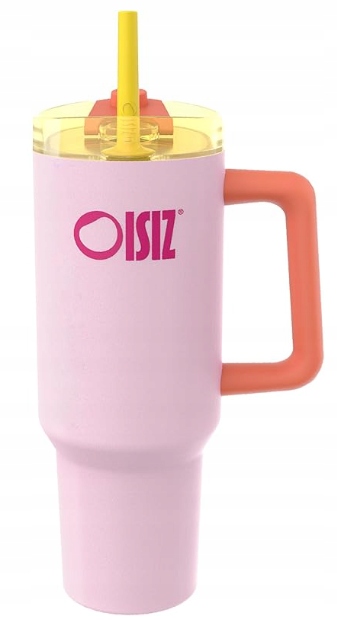 Termohrnek Oisiz s rukojetí a brčkem 1200 ml, velká kapacita