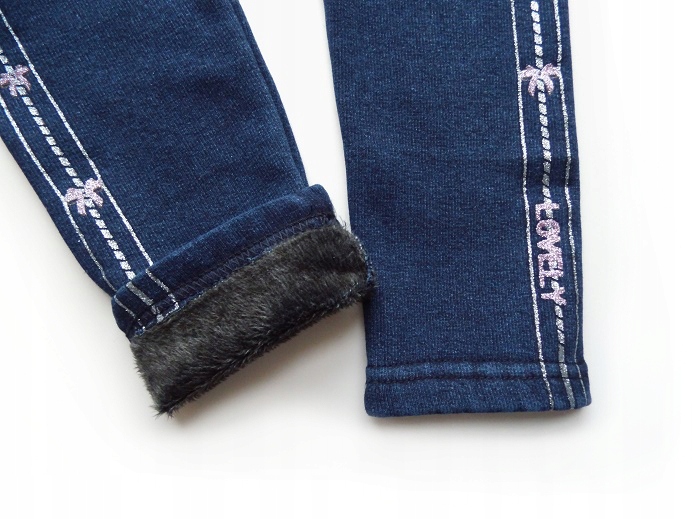 

Legginsy Na Futerku Jeansy Lovely Kokardka 104/110