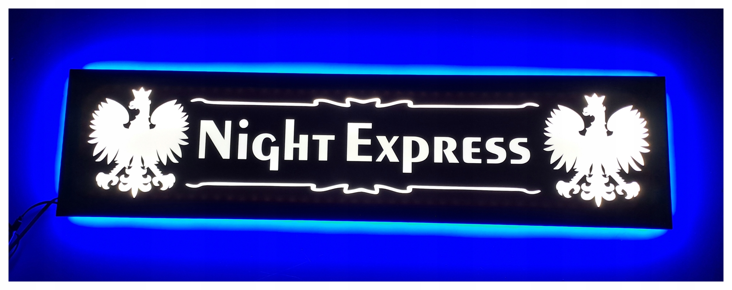 Led tabuľa Night expres nad posteľou man daf scania s podsvietením kabíny Tir