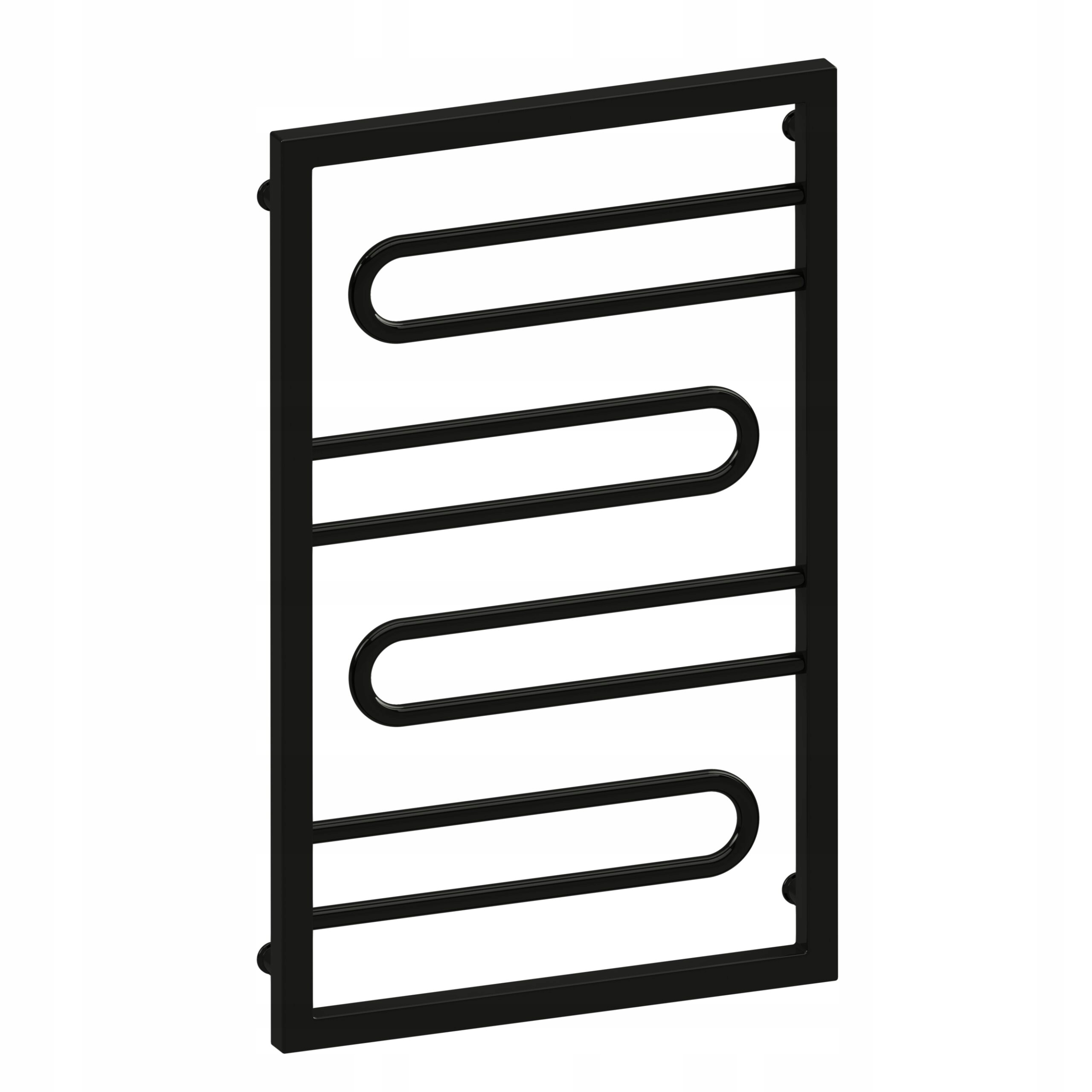 Dekoratívny Radiátor Platón H850 L530 Čierny