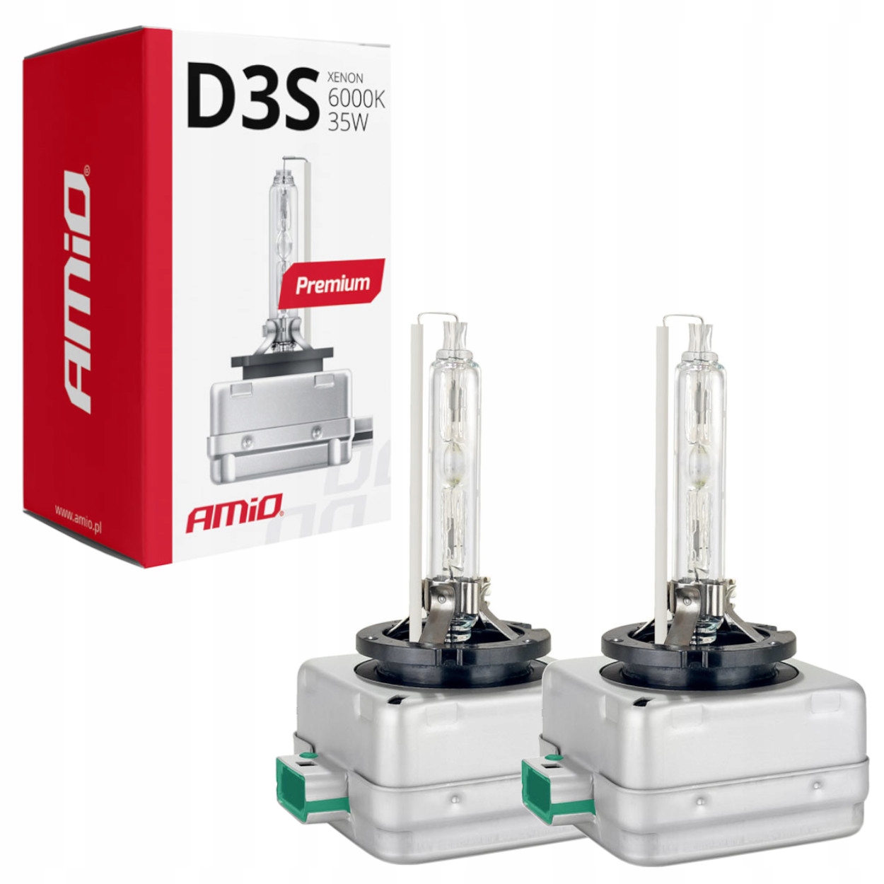 

2x Żarówka żarnik xenon ksenon D3S 6000K Premium