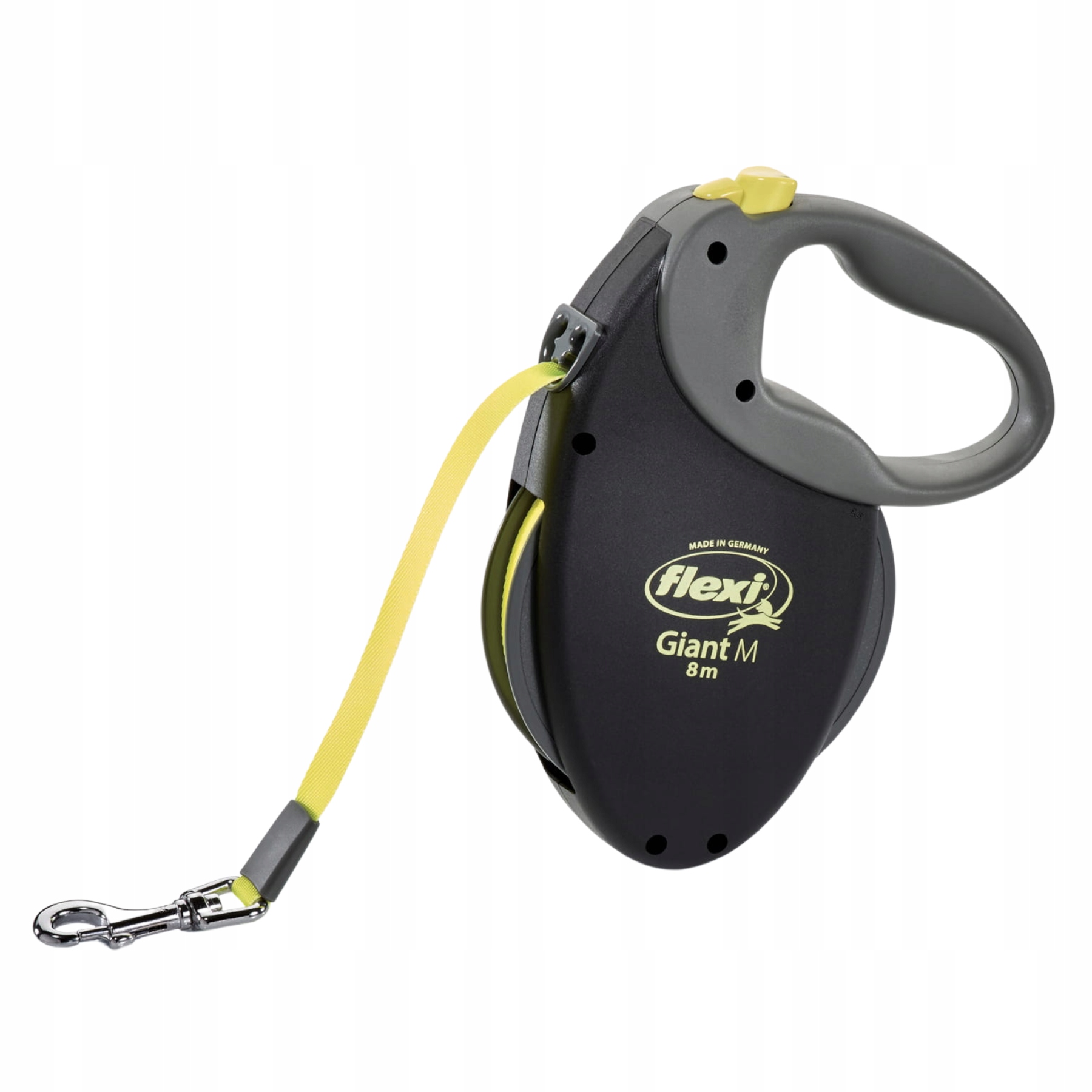 Levně Flexi Giant Vodítko páska M 8 m/25 kg černá