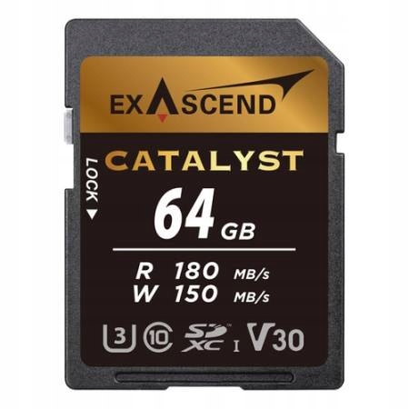Karta pamięci Exascend Catalyst SD UHS-I V30 64GB